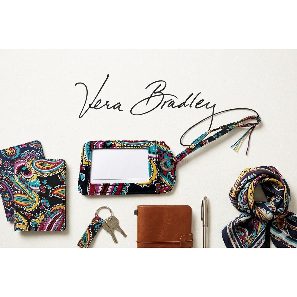 NWOT Vera Bradley Parisian Paisley Luggage Tag